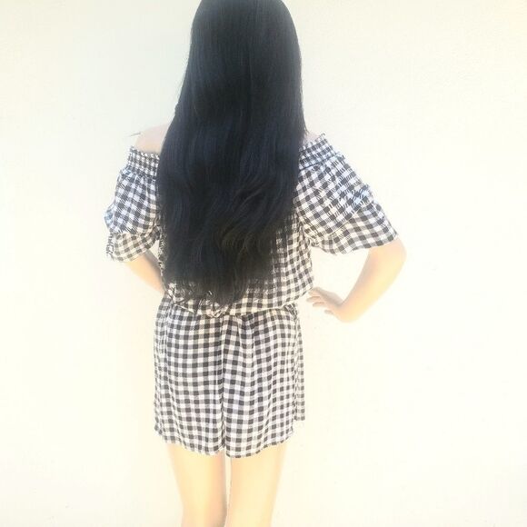 Women's Checkered Mini Dress With Pockets S NWOT - Picture 4 of 7